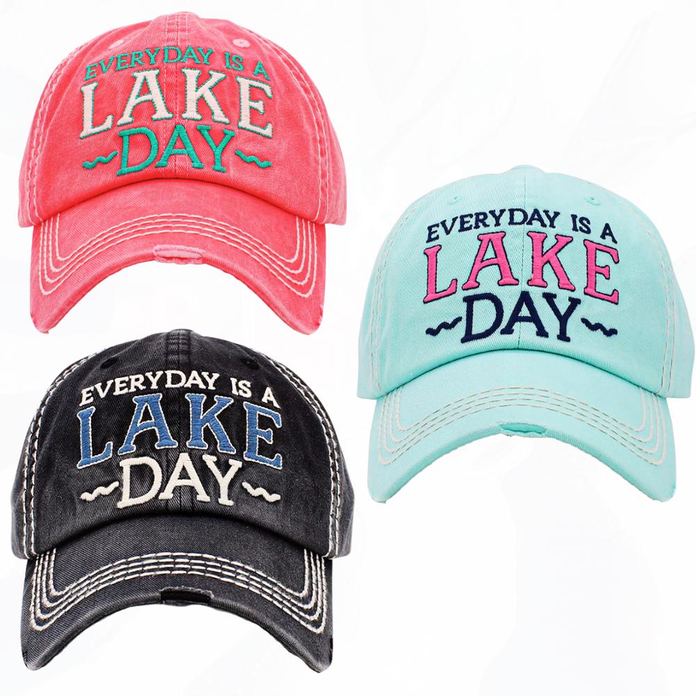 EVERYDAY IS A LAKE DAY HATS