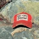  LIVE LOVE RESCUE TRUCKER HAT