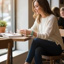  2 Line Turquoise Stone Stretch Gold Bracelet