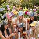  Sunrise Sunburn Sunset Repeat Trucker Hat Yellow