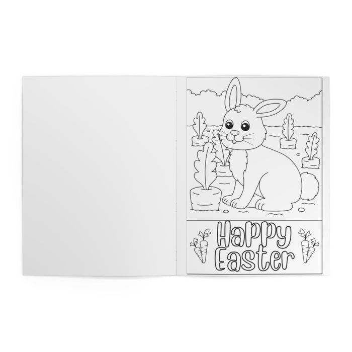 Personalized Easter Coloring Book — "Lisa's (YOUR NAME) Happy Easter" Kids Activity Book