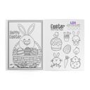 Personalized Easter Coloring Book — "Lisa's (YOUR NAME) Happy Easter" Kids Activity Book