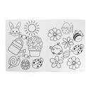  Personalized Easter Coloring Book — "Lisa's (YOUR NAME) Happy Easter" Kids Activity Book