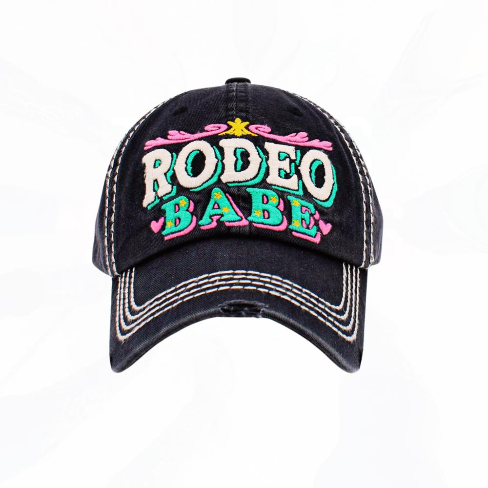 RODEO BABE HATS BLACK OR DENIM