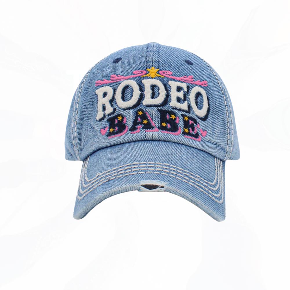 RODEO BABE HATS BLACK OR DENIM