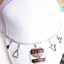  Trucker Hat Chain & Barbed Wire Charms - Free Shipping