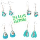  Beautiful Sea Glass Earrings