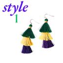  SUPER CUTE MARDI GRAS EARRINGS