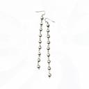 Silver Navajo Bead Dandle Earrings