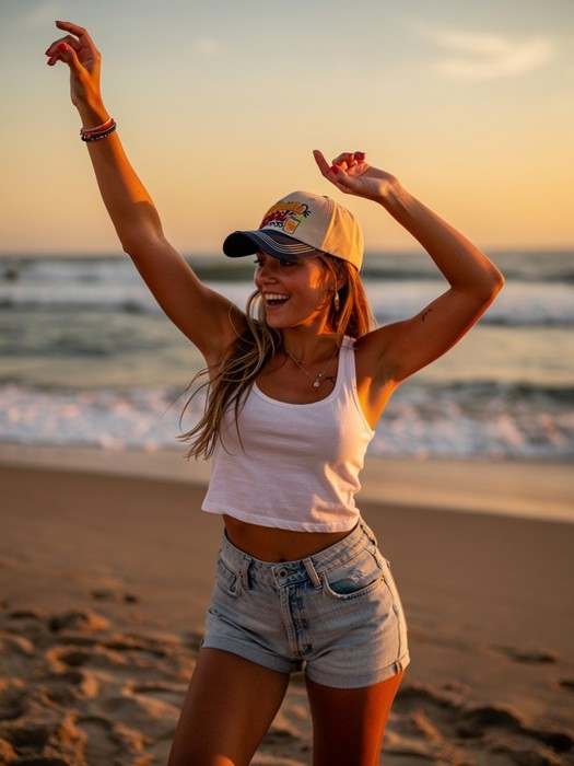 Tequila Girl 3D Stitched Adjustable Hat