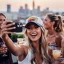  Tequila Girl 3D Stitched Adjustable Hat