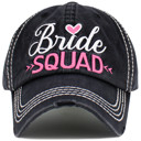 Bride Squad - Black Bride & Bride Squad Hats -Many Styles