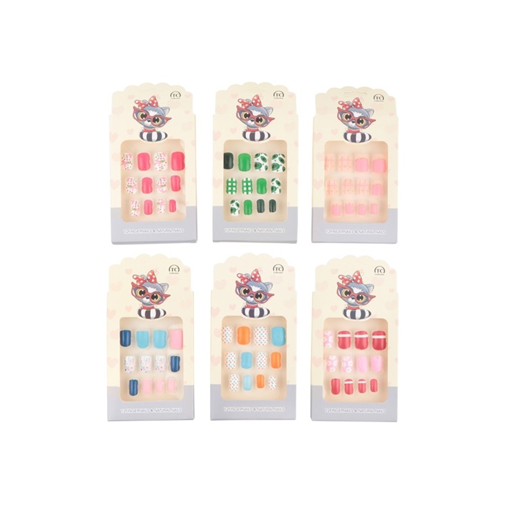 So Cute KIDS Press On Nails - Stocking Stuffers - FREE SHIPPING