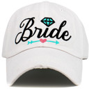 Bride - White Bride & Bride Squad Hats -Many Styles