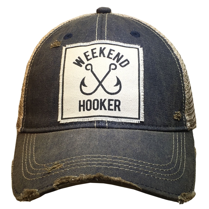 WEEKEND HOOKER FISHING TRUCKER HAT