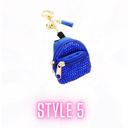 STYLE 5 Mini Bling Backpack Keychains - Great Stocking Stuffers!