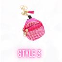 STYLE 3 Mini Bling Backpack Keychains - Great Stocking Stuffers!