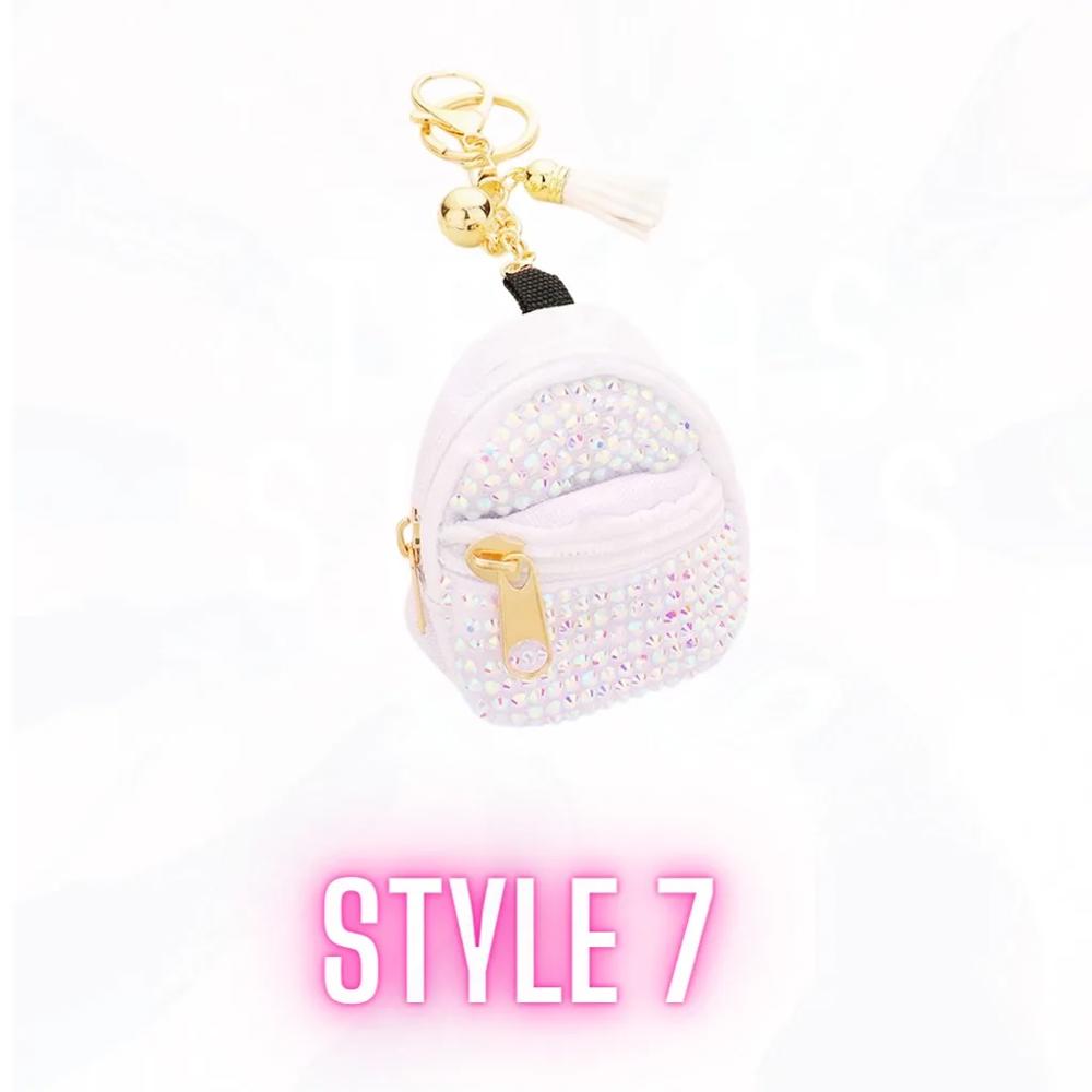 Mini Bling Backpack Keychains - Great Stocking Stuffers!