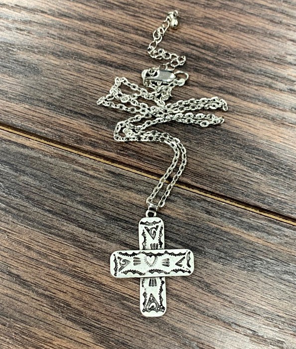 Aztec Cross Necklace