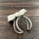  White Turquoise Cross Cuff Ring