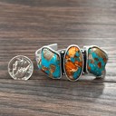  Beautiful Colorful Gemstone Cuff Bracelet