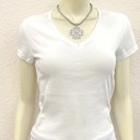  Silver Navajo Bead Aztec Cross Necklace