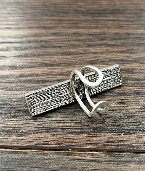 Natural Stone Turquoise Bar Cuff Ring