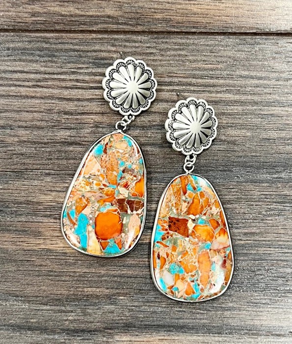 Beautiful Bezel Gemstone Post Earrings