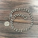  30" Navajo Bead Hand Strung Necklace