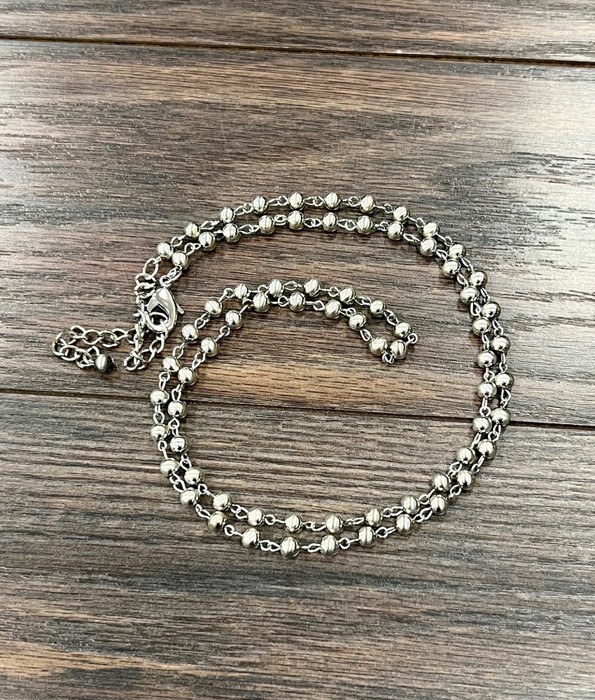 30" Navajo Bead Hand Strung Necklace