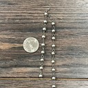  Silver Navajo Bead Dandle Earrings