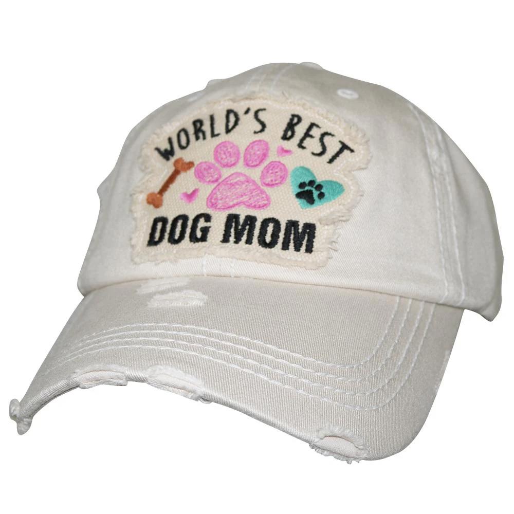 WORLD'S BEST DOG MOM HATS - FREE SHIPPING