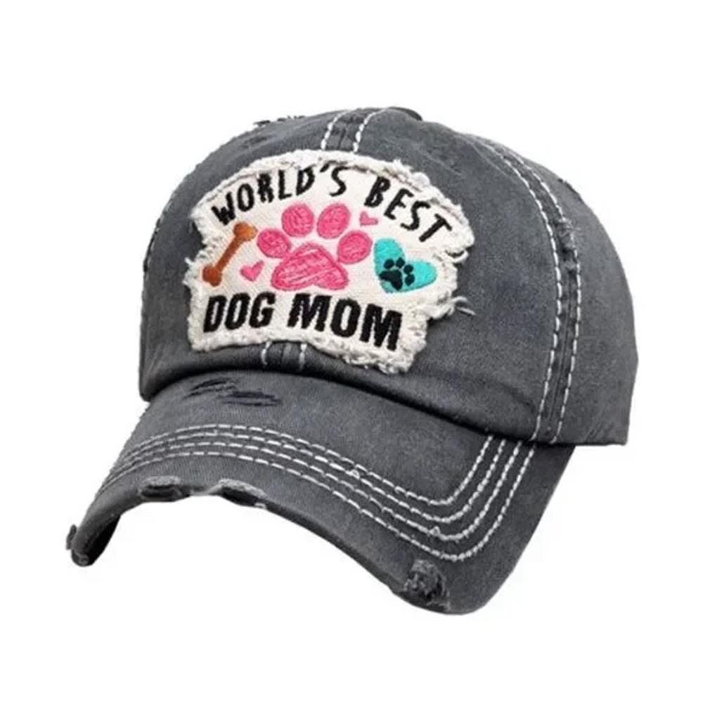 WORLD'S BEST DOG MOM HATS - FREE SHIPPING