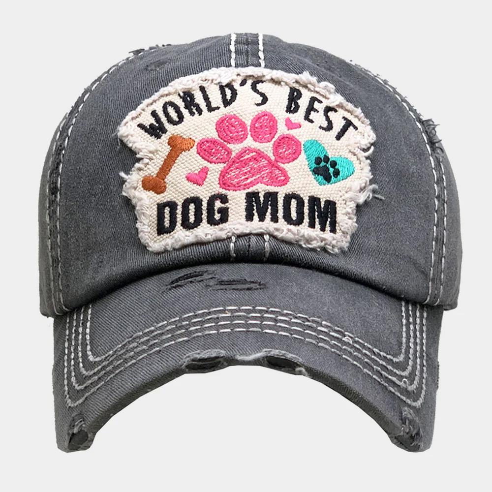 WORLD'S BEST DOG MOM HATS - FREE SHIPPING