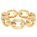  Anchor Chain Link Stretch Bracelets - Silver & Gold
