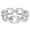  Anchor Chain Link Stretch Bracelets - Silver & Gold