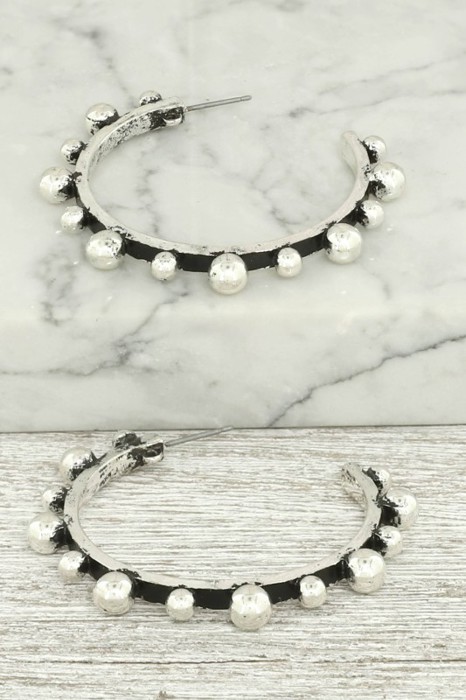 Western Bubble Hoop Earrings