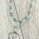  Wild West Beaded Chain Necklace
