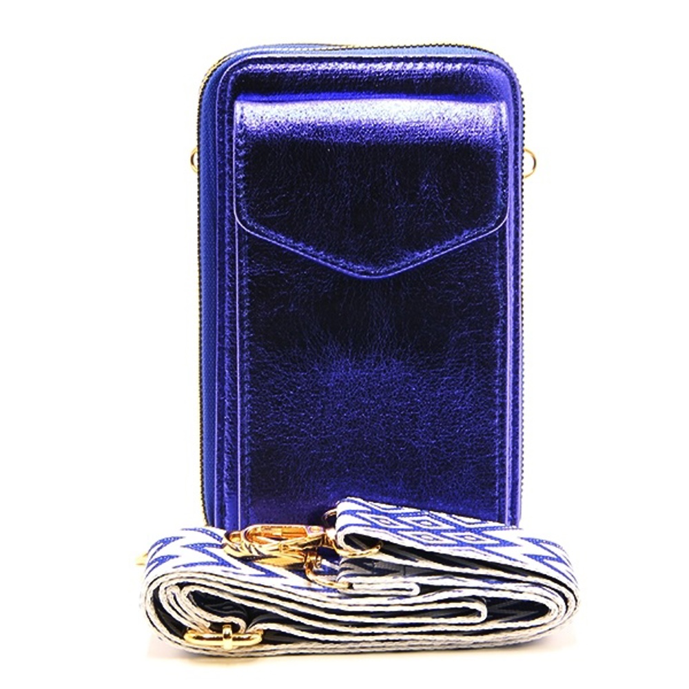 Metallic Holiday Crossbody Guitar Strap Bags