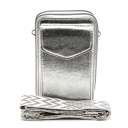 SILVER Metallic Holiday Crossbody Guitar Strap Bags