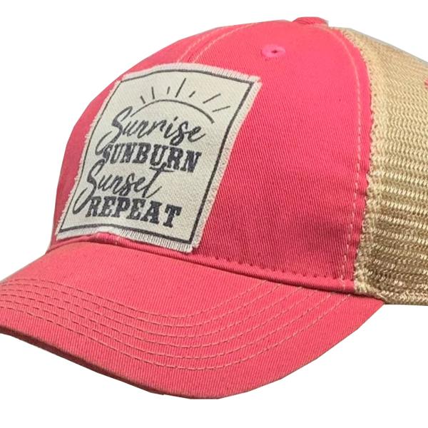 Sunrise SUNBURN Sunset REPEAT Hat