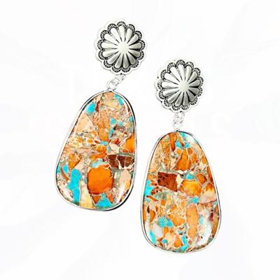 Beautiful Bezel Gemstone Post Earrings