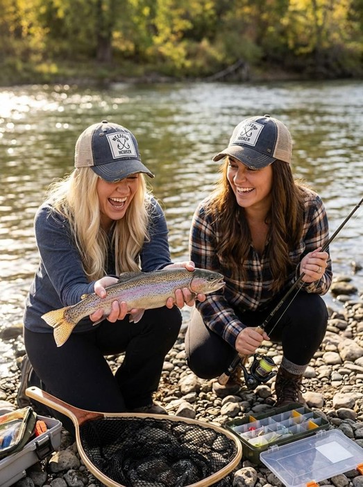 WEEKEND HOOKER FISHING TRUCKER HAT