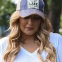  WHAT HAPPENS at the LAKE STAYS AT THE LAKE TRUCKER HAT