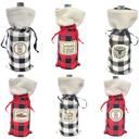  Sassy Holiday Wine Liquor Stocking Top Bags - FREE SHIPPING