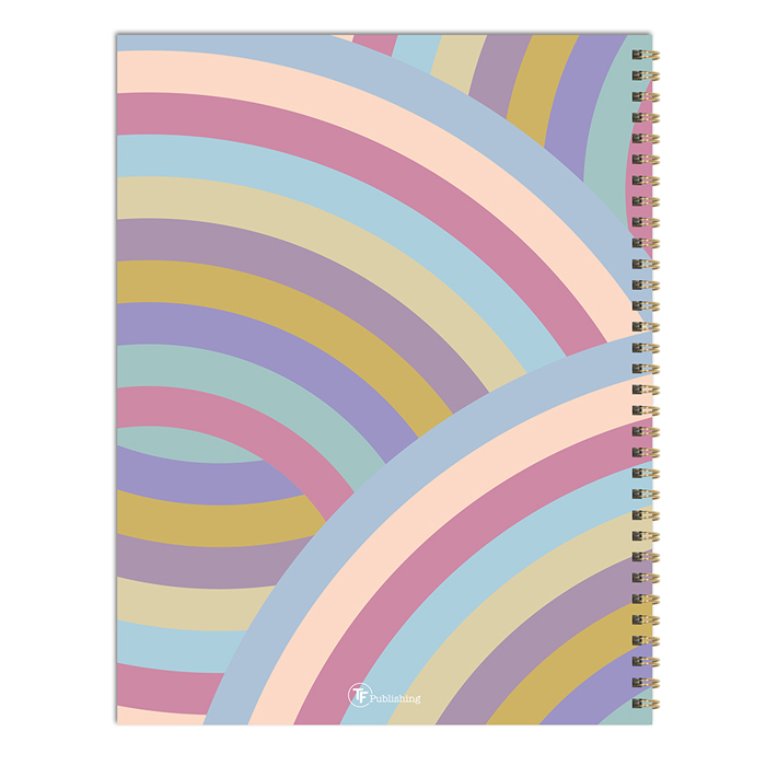 2026 Almost Rainbow Large Weekly Monthly Planner