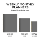  2026 Crest Large Weekly Monthly Planner