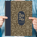  2026 Bonjour Book of Blooms Large Weekly Monthly Planner