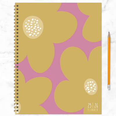 July 2025 - June 2026 Biggest Blooms Large Weekly Monthly Planner