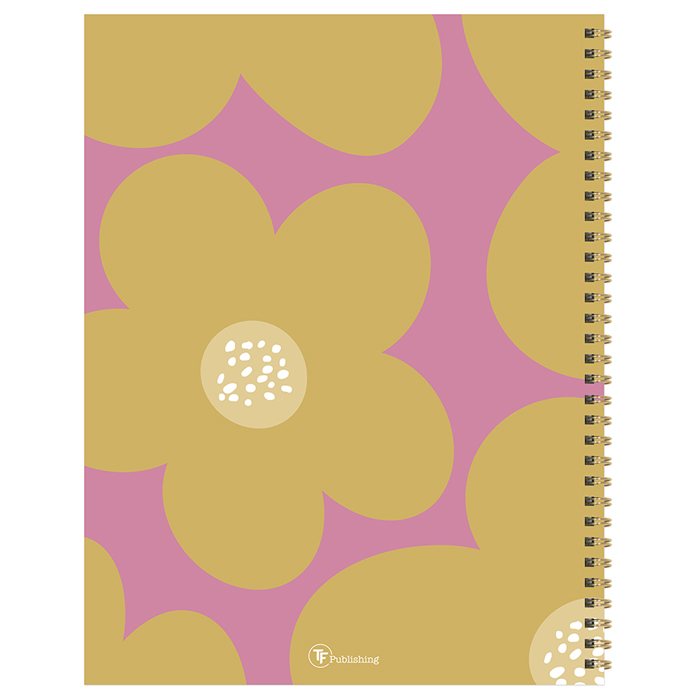 July 2025 - June 2026 Biggest Blooms Large Weekly Monthly Planner